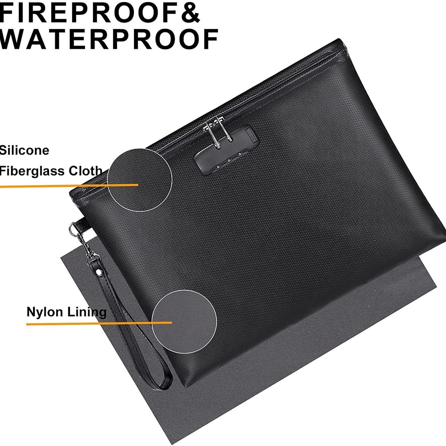 Sac Anti-Feu pour Documents Importants
