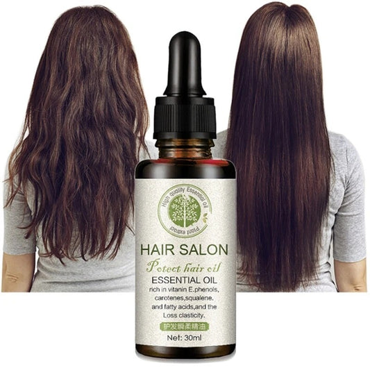 Huile essentielle pour cheveux