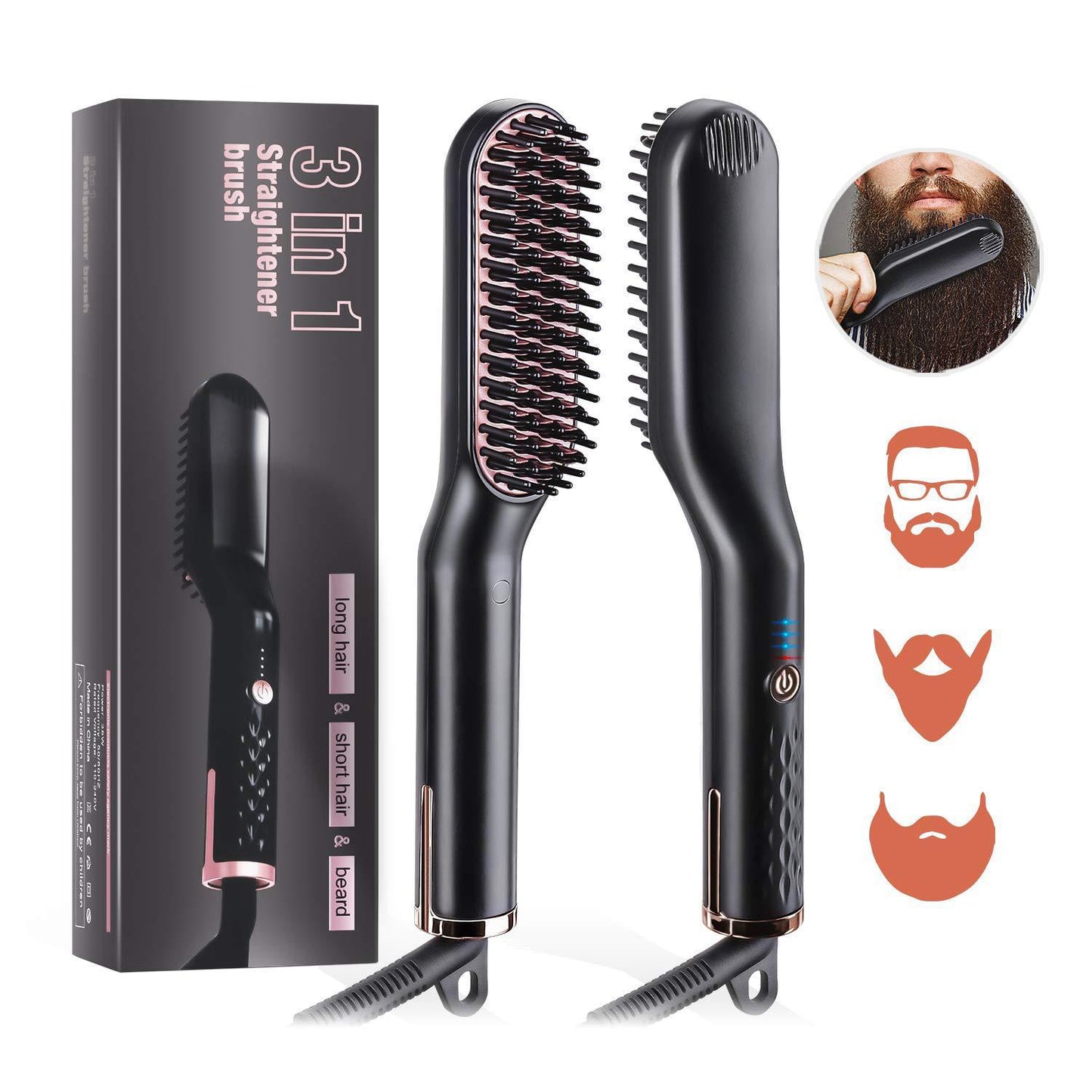 Coiffure Maîtrisée – Brosse Lissante Multifonction