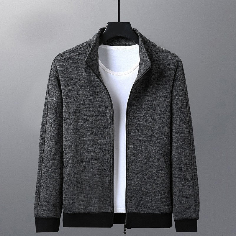 Veste Décontractée à Col Montant pour Homme