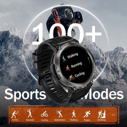 Silicone KE3 INEYES Hot Sale Smart Watch For Men With 3ATM Waterproof, Large HD Display, Sports Smart Watches For Men With LED Flashlight