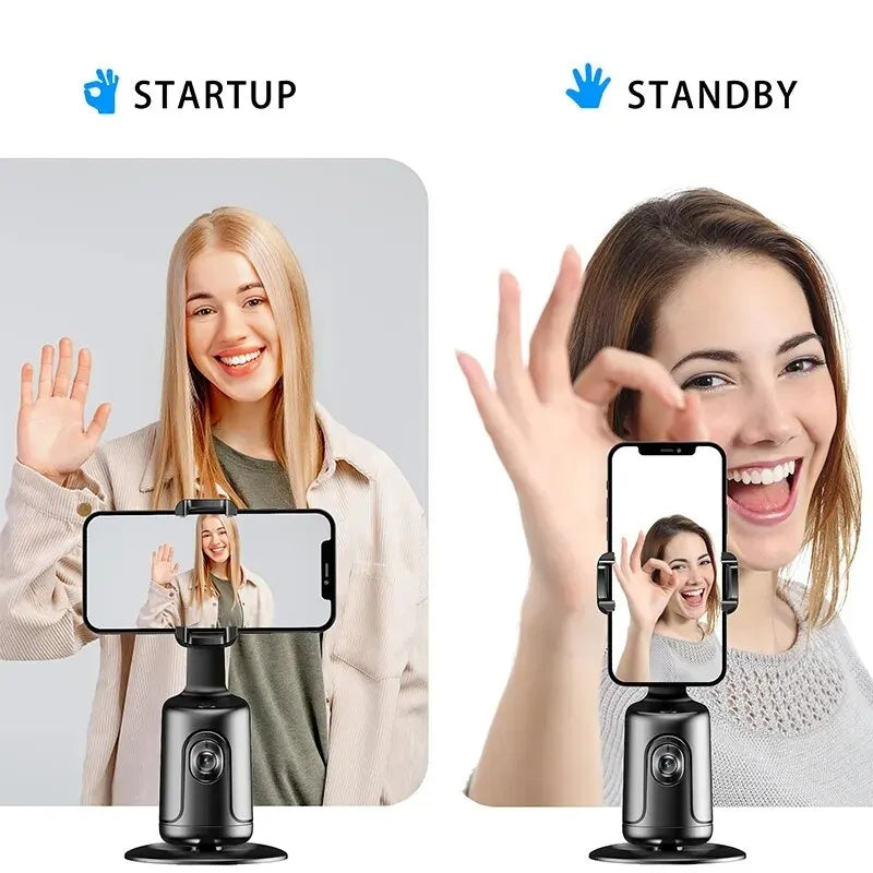 Support Caméra 360° à Suivi Intelligent
