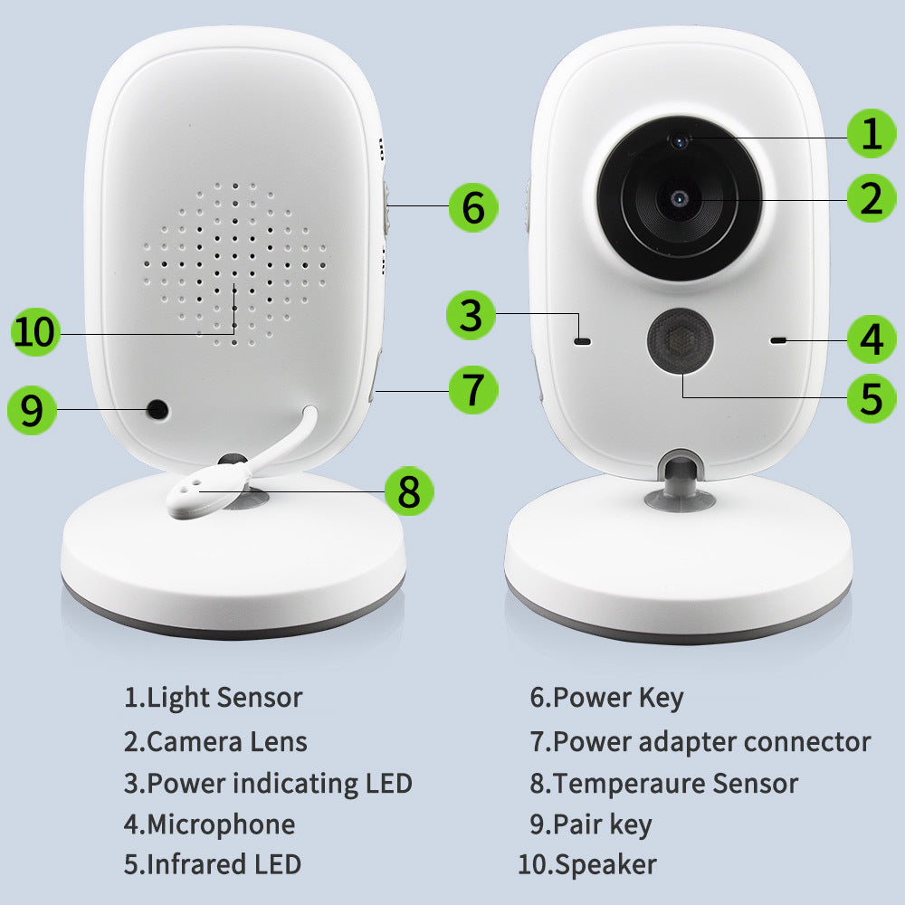Moniteur Bébé Multifonction Sans Fil