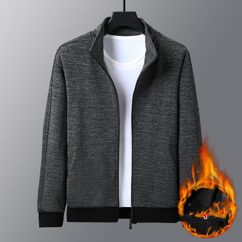 Veste Décontractée à Col Montant pour Homme