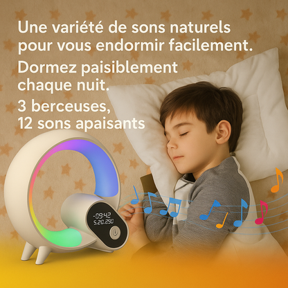 Réveil Lumineux Enfant avec Simulateur d'Aube
