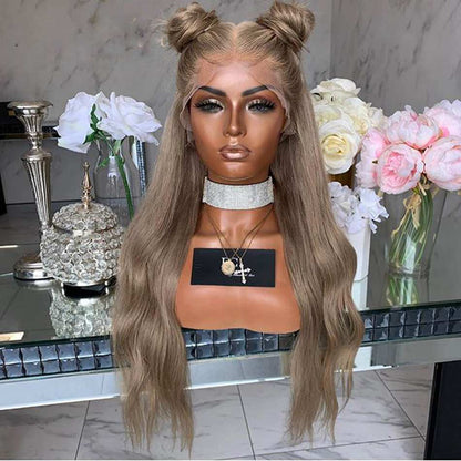 Golden lace wig