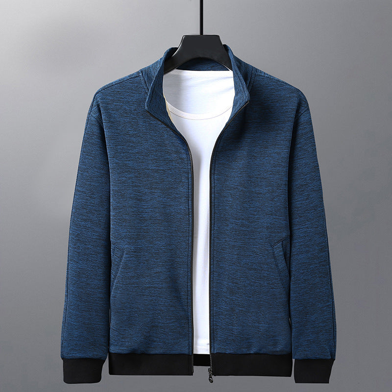 Veste Décontractée à Col Montant pour Homme