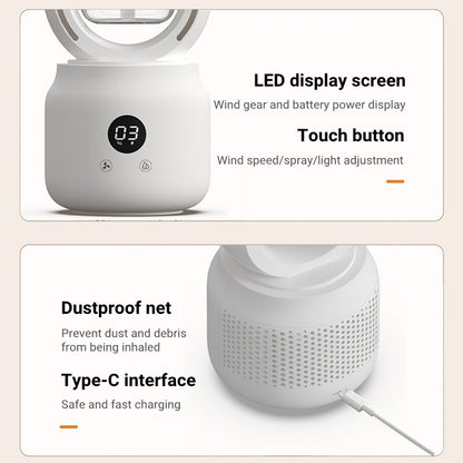 Ventilateur Compact à Brume d’Eau
