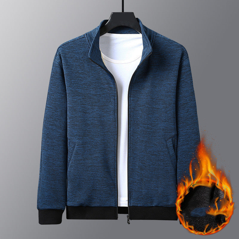 Veste Décontractée à Col Montant pour Homme