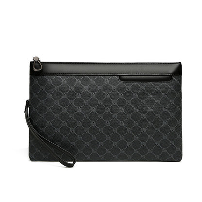 Sac en Cuir Noir Rétro pour Homme