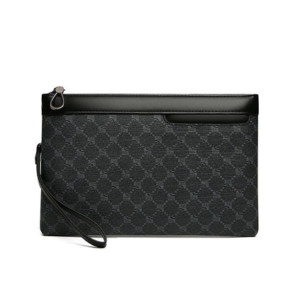 Sac en Cuir Noir Rétro pour Homme