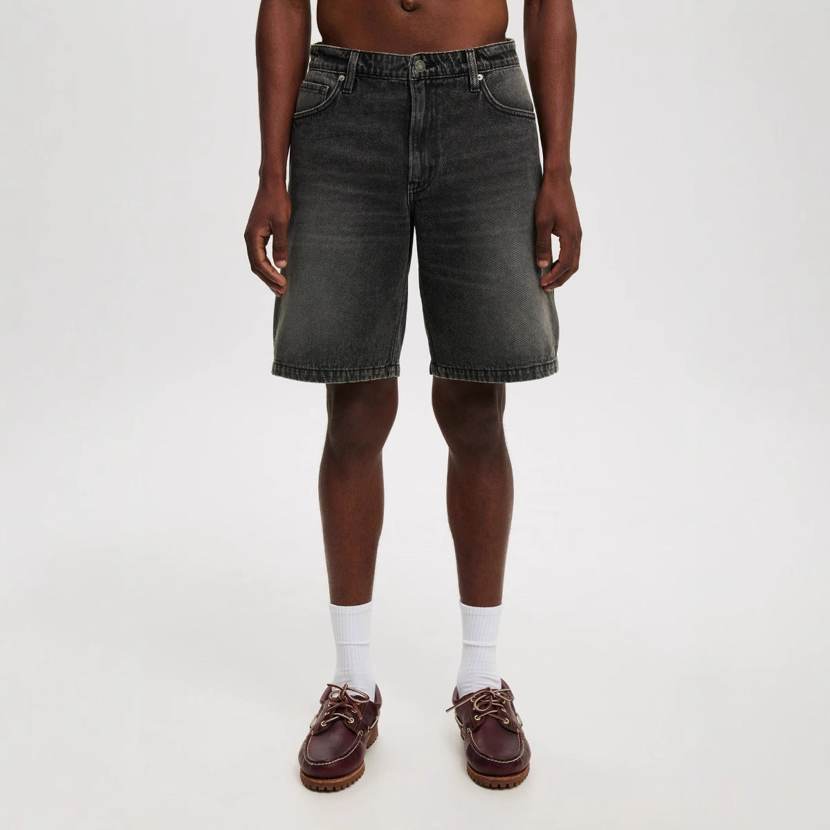 Men's Loose All-matching Jeans Middle Pants
