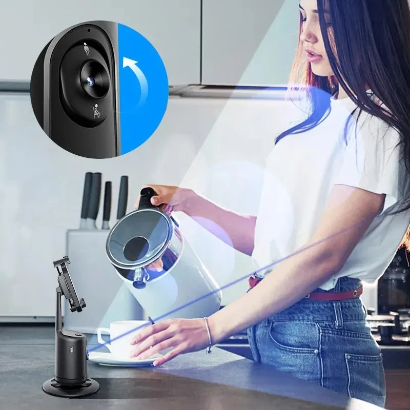 Support Caméra 360° à Suivi Intelligent