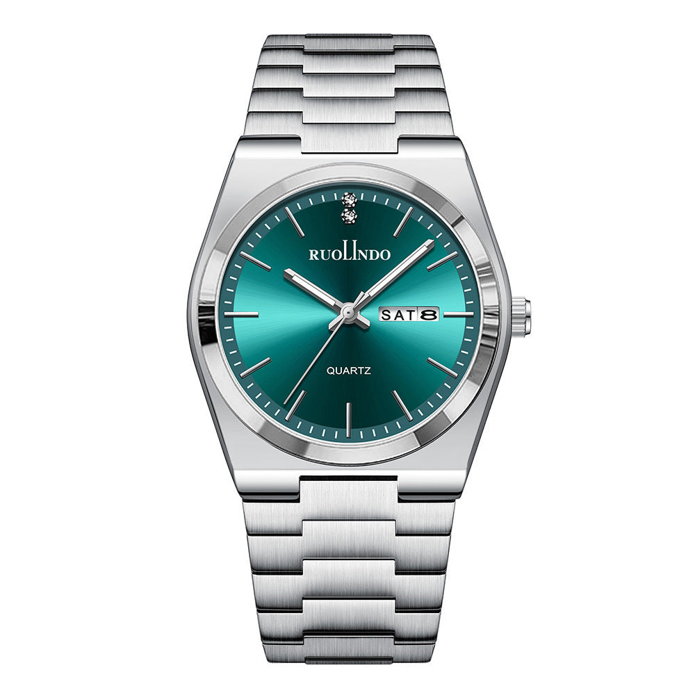 Chronographe Haut de Gamme pour Homme – Finition Acier & Calendrier