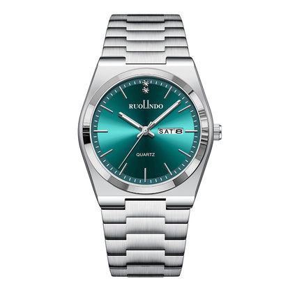 Chronographe Haut de Gamme pour Homme – Finition Acier & Calendrier