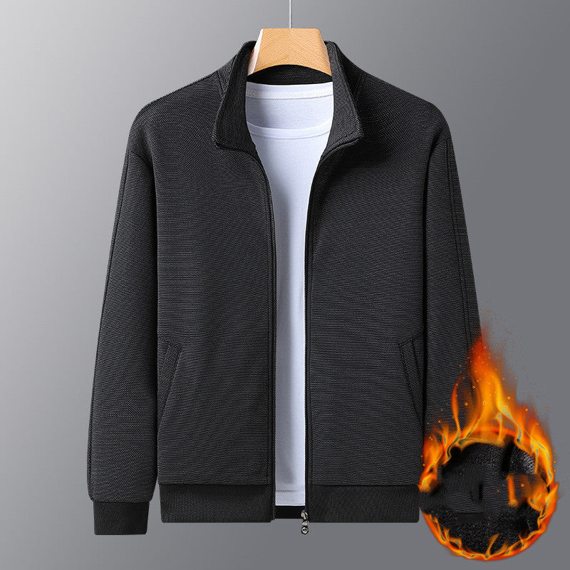 Veste Décontractée à Col Montant pour Homme