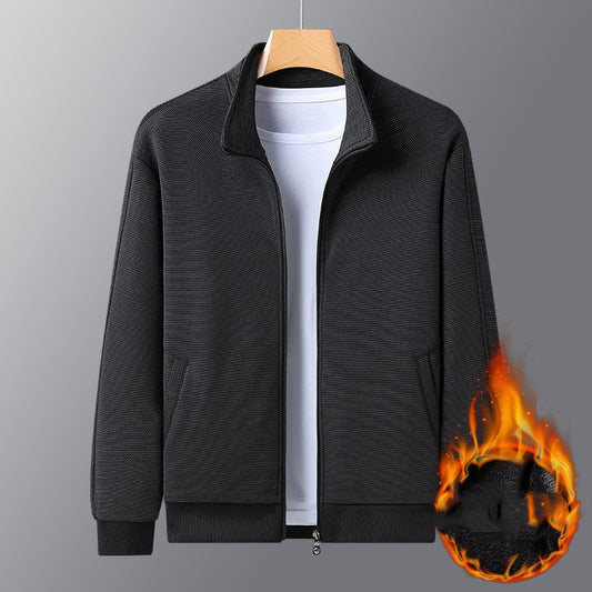 Veste Décontractée à Col Montant pour Homme