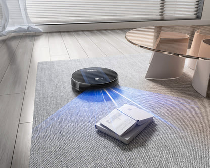 Aspirateur Connecté Ultra-Fin – G6+ avec Recharge Auto & Wi-Fi