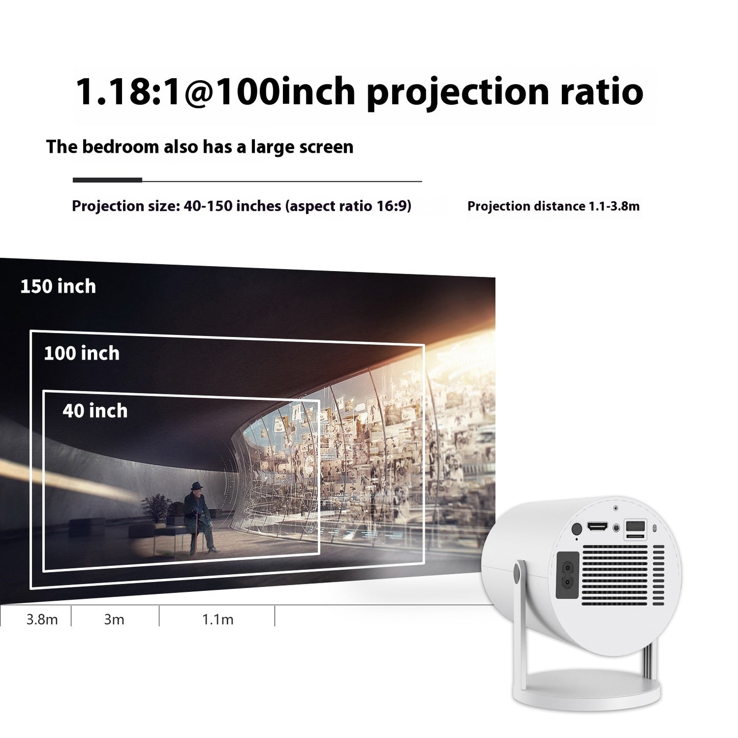 Projecteur SmartCast – Cinéma à Domicile